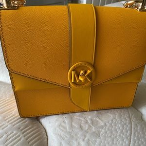 Yellow Michael Kors Purse